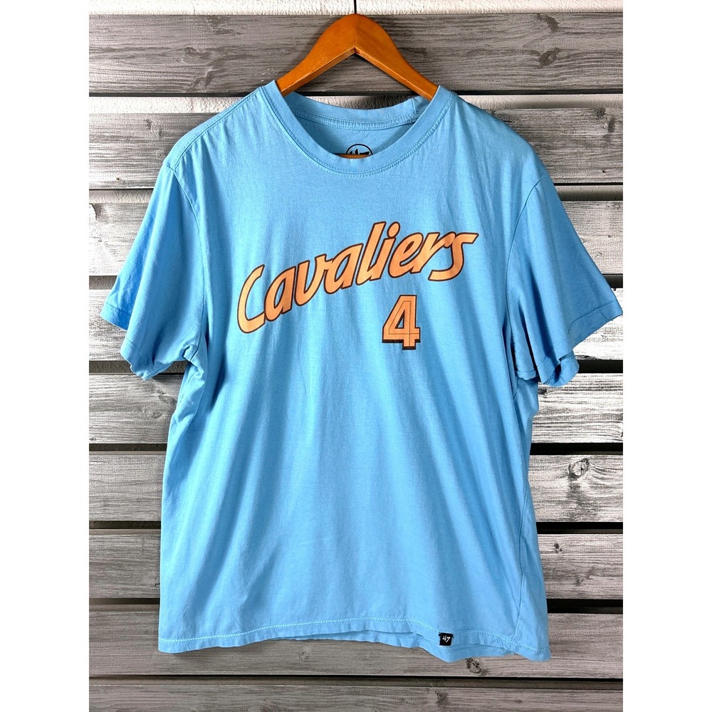 Cleveland Cavaliers Evan Mobley Jersey T-Shirt Mens L Light Blue City Edition
